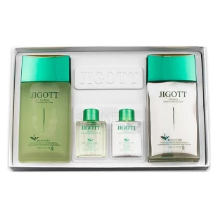 JIGOTT Мужской набор для лица с зеленым чаем WELL-BEING GREEN TEA HOMME SKIN CARE 2SET
