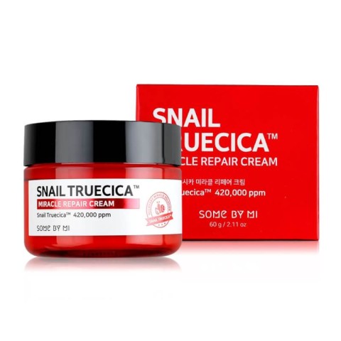 SOME BY MI Восстанавливающий крем С МУЦИНОМ ЧЕРНОЙ УЛИТКИ SNAIL TRUECICA MIRACLE REPAIR CREAM, 60 гр.