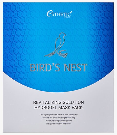 Esthetic House Гидрогелевая маска для лица с ласточкиным гнездом Bird's Nest Revitalizing Hydrogel Mask Pack