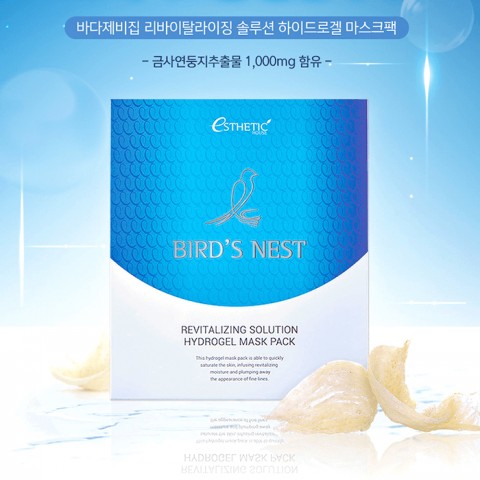 Esthetic House Гидрогелевая маска для лица с ласточкиным гнездом Bird's Nest Revitalizing Hydrogel Mask Pack