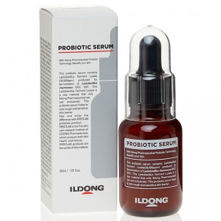 ILDONG Ферментированная сыворотка для лица с пробиотиками Probiotic Serum, 30 мл.