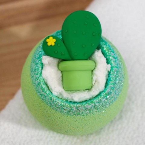 Bomb Master Бомбочка для ванн «Кактус» зелёная, 130 г