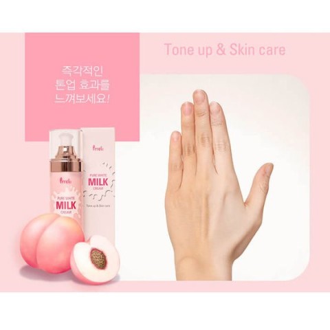 Prreti Осветляющий крем с молочными протеинами для лица и тела Pure White Milk Cream, 50 мл.