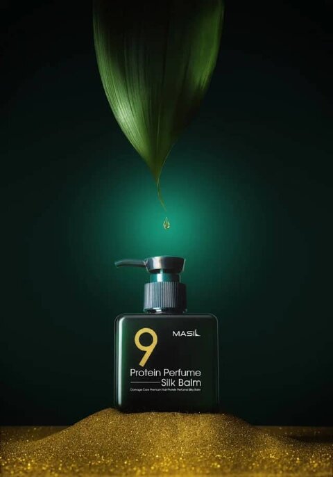 Бальзам для поврежденных волос Masil с протеинами шелка 9 Protein Perfume Silk Balm, 180 мл.