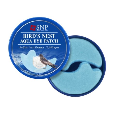 SNP Гидрогелевые омолаживающие патчи с ласточкиным гнездом Bird's Nest Aqua Eye Patch, 60 шт.