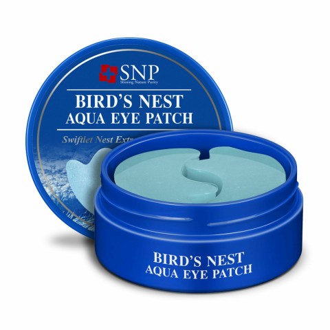 SNP Гидрогелевые омолаживающие патчи с ласточкиным гнездом Bird's Nest Aqua Eye Patch, 60 шт.