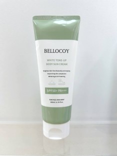 Bellocoy Солнцезащитный крем  для тела White tone-up body sun cream SPF50+ PA+++, 200 мл