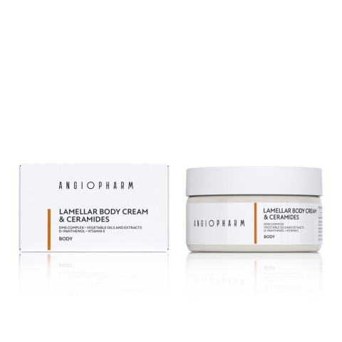 АНГИОФАРМ Ламеллярный крем с церамидами для тела ANGIOPHARM, 200 мл  