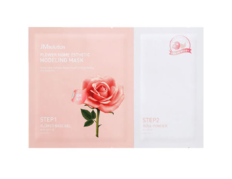JMsolution Альгинатная маска для лица с розой Glow Luminous Flower Home Esthetic Modeling Mask 