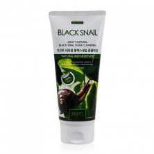 Очищающая пенка для умывания Jigott с муцином черной улитки Natural Black Snail Foam Cleansing, 180 мл.