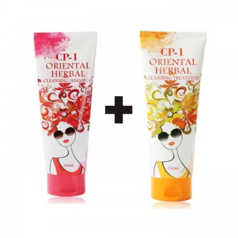 Маска для волос Esthetic House CP-1 с восточными травами Oriental Herbal Cleansing Treatment, 250 мл.