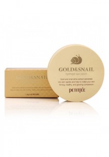 Petitfee Гидрогелевые патчи с муцином улитки и золотом Gold & Snail Hydrogel Eye Patch