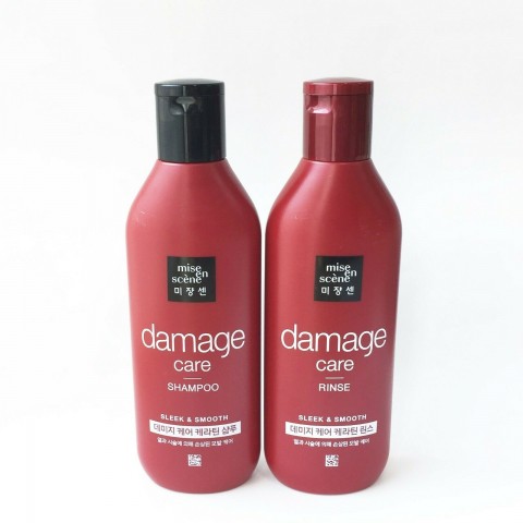 Кондиционер ополаскиватель для поврежденных волос Mise-en-Scene Damage Care Sleek and Smooth Rinse, 180 мл.