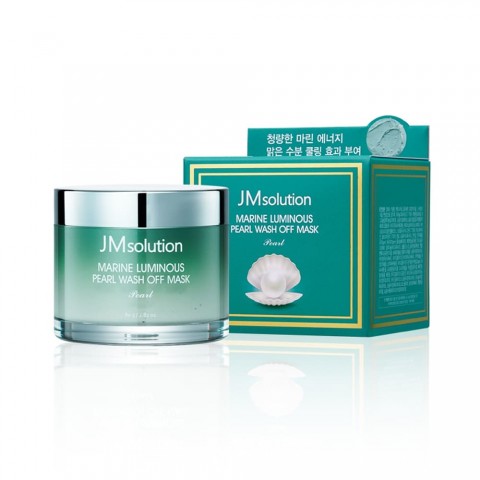 JMsolution Маска для лица с жемчужной пудрой Marine Luminous Pearl Wash Off Mask, 80 мл