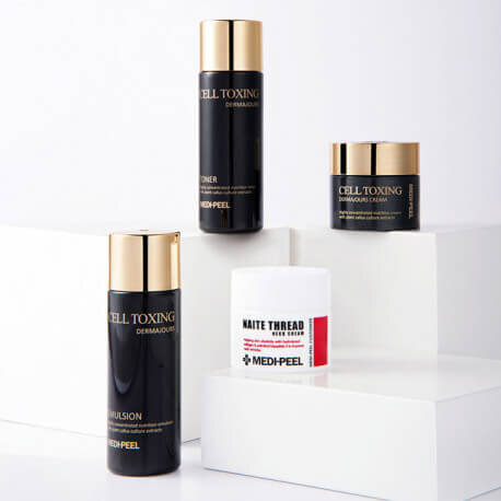 Medi-Peel Набор антивозрастной косметики для лица с лифтинг эффектом Cell Toxing Dermajours Trial Kit