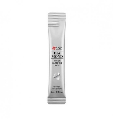 SNP Ночная маска увлажняющая с алмазной пудрой и гиалуроновой кислотой Diamond Water Sleeping Pack, 4 мл.