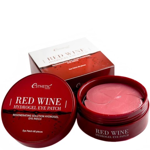 Esthetic House Гидрогелевые патчи для глаз с красным вином Red Wine Hydrogel Eye Patch, 60 шт.