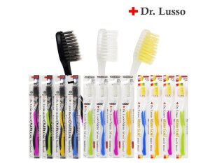 Dr.Lusso Мягкая зубная щетка с угольным напылением Nano Silver Toothbrush