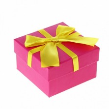Подарочная коробка малая с бантом