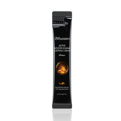 JMsolution Крем маска ночная для лица с золотом и икрой Active Golden Caviar Sleeping Cream Prime