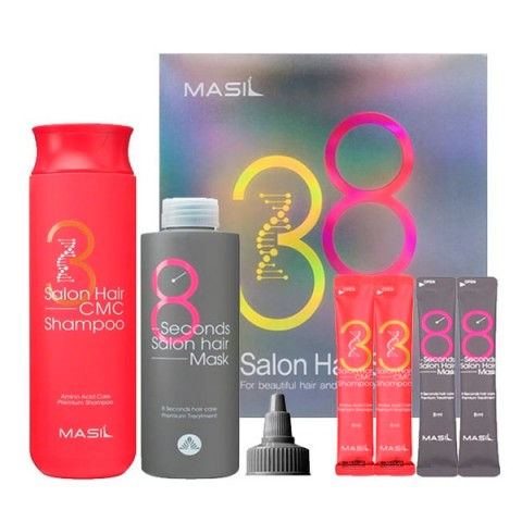 Masil Набор для восстановления волос с кератином и коллагеном 38 Salon Hair Set Big