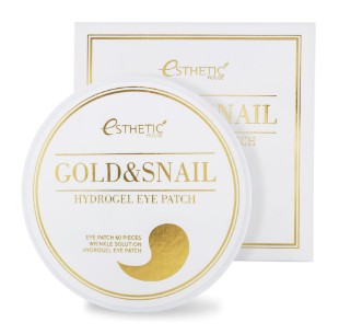 Esthetic House Гидрогелевые патчи для глаз с золотом и улиткой Gold & Snail Hydrogel Eye Patch, 60 шт.