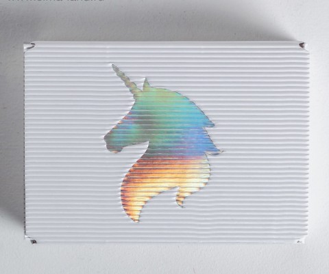 Коробка подарочная "Единорог", 21х15х5 см.