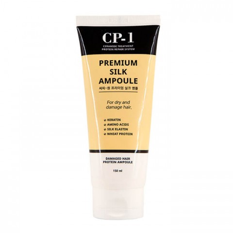 Esthetic House Несмываемая сыворотка для волос CP-1 с протеинами шелка Premium Silk Ampoule, 150 мл.