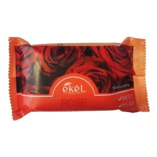 EKEL Мыло косметическое с с экстрактом лепестков роз Rose Premium Peeling Soap, 150 гр