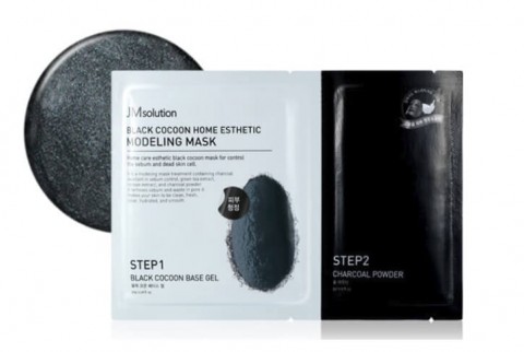 JMsolution Альгинатная маска для лица с черным шелкопрядом Black Cocoon Home Esthetic Modeling Mask