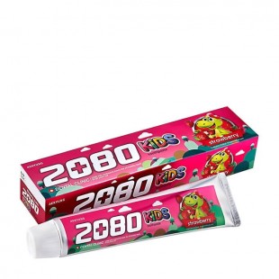 Aekyung 2080 Детская зубная паста со вкусом клубники Dental Clinic KIDS Toothpaste Strawberry, 80 мл