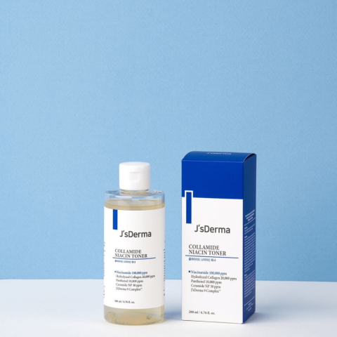 JsDERMA Тонер с ниацинамидом 10% и коллагеном 2% Collamide Niacin Toner, 200 мл.