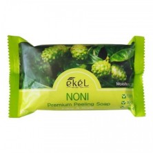 EKEL Мыло косметическое с экстрактом фруктов нони Noni Premium Peeling Soap, 150 гр