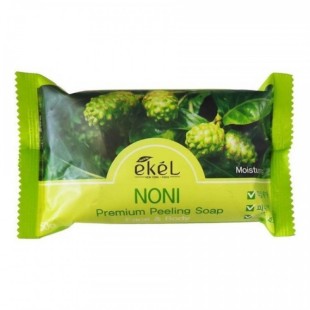EKEL Мыло косметическое с экстрактом фруктов нони Noni Premium Peeling Soap, 150 гр