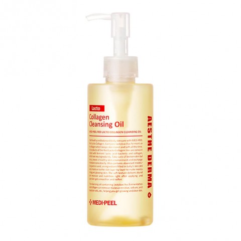 MEDI-PEEL Гидрофильное масло с лактобактериями и коллагеном Red Lacto Collagen Cleansing Oil, 200 мл.