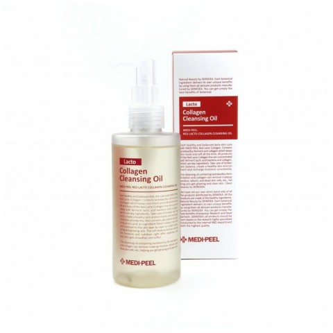 MEDI-PEEL Гидрофильное масло с лактобактериями и коллагеном Red Lacto Collagen Cleansing Oil, 200 мл.