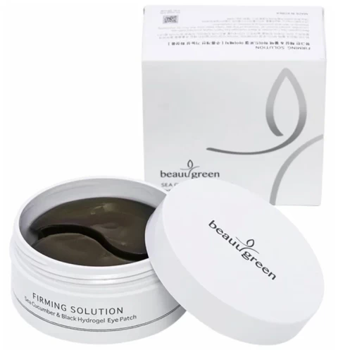BeauuGreen Гидрогелевые патчи для глаз с морским огурцом Sea Cucumber & Black Hydrogel Eye Patch, 60 шт.
