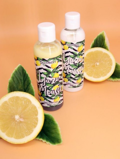 Гель для душа Chambery с ароматом цитрусовых Yuzu Mousse, 200 мл.