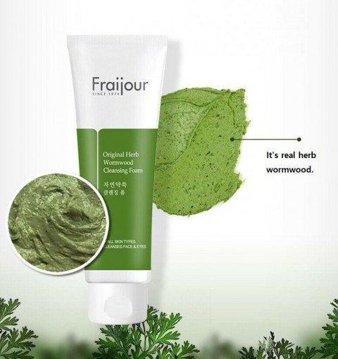 Evas Fraijour Очищающая пенка для умывания с полынью Original Herb Wormwood Cleansing Foam