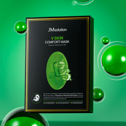 JMSolution Тканевая маска для сияния кожи с ниацинамидом (витамин B3) V SKIN COMFORT MASK VITAMIN B3,1 шт.