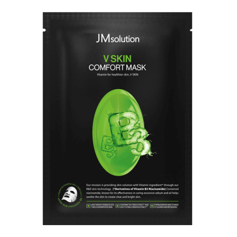 JMSolution Тканевая маска для сияния кожи с ниацинамидом (витамин B3) V SKIN COMFORT MASK VITAMIN B3,1 шт.