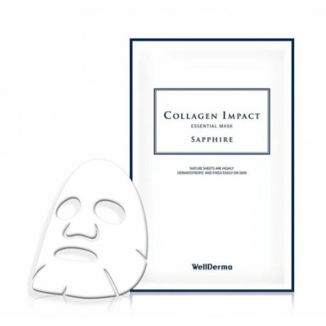 WellDerma Увлажняющая тканевая маска для лица с коллагеном Collagen Impact Essential Mask Sapphire