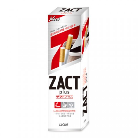 LION Зубная паста Zact plus отбеливающая, 150 гр.