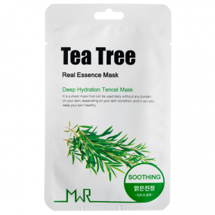 Yu.r MWR Маска тканевая для лица с экстрактом чайного дерева Tea Tree Sheet Mask