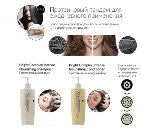 Esthetic House Интенсивно питающий кондиционер для волос CP-1 BС Intense Nourishing Conditioner, 100 мл.