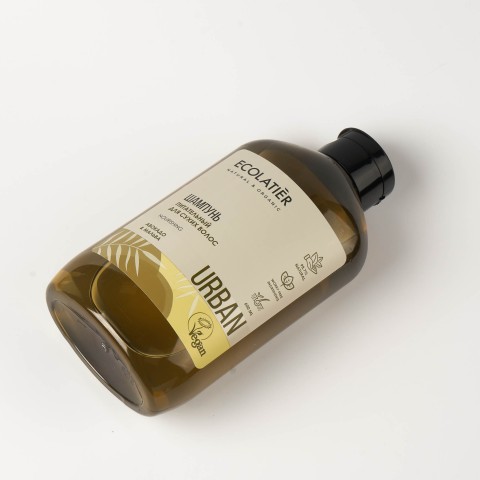 ECOLATIER URBAN Шампунь для волос питательный для сухих волос авокадо & мальва, 600 мл