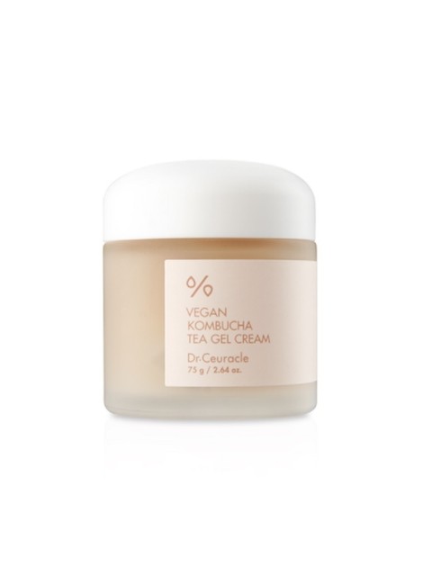Веганский гель-крем Dr. Ceuracle с чаем комбуча Vegan Kombucha Tea Gel Cream, 75 мл