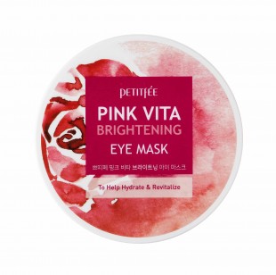 Petitfee Осветляющие тканевые патчи для глаз Pink Vita Brightening Eye Mask