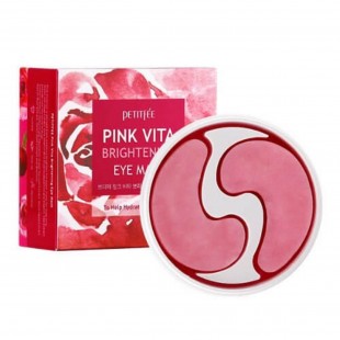 Petitfee Осветляющие тканевые патчи для глаз Pink Vita Brightening Eye Mask