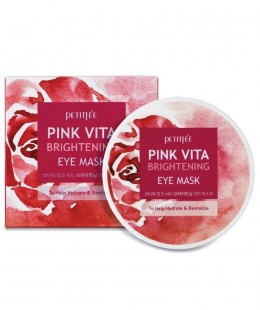Petitfee Осветляющие тканевые патчи для глаз Pink Vita Brightening Eye Mask